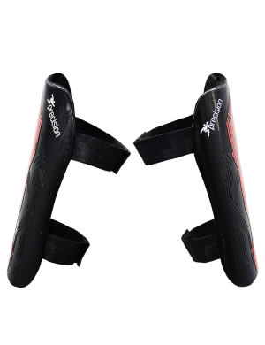 Precision Origin.0 Strap Shin Pads - Blk/Red